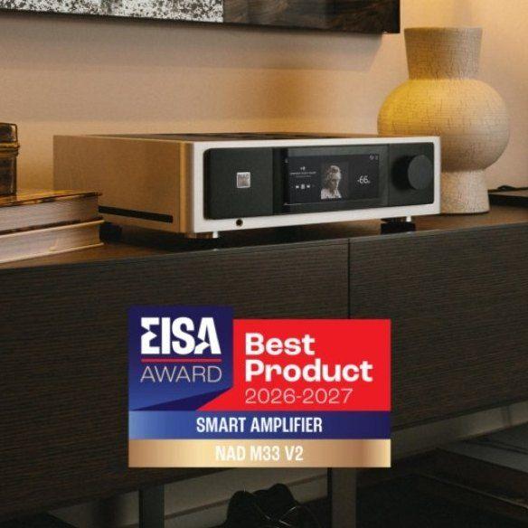 NAD-M33V2-Eisa-Award-Testsieger